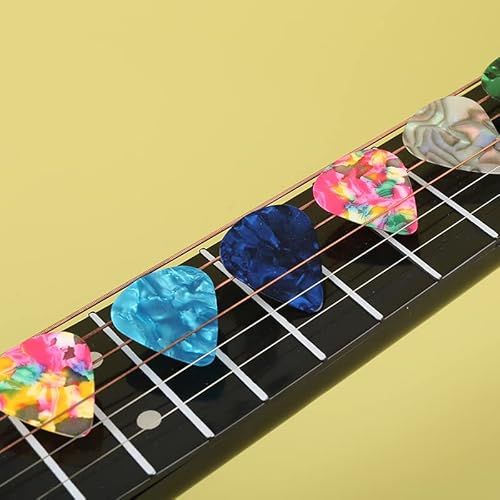 Sevenhead Guitar Picks Celluloid 0.60Mm For Acoustic Guitar, Electric Guitar, Bass Guitar Guitar Accessories Natural Feel, Warm Tone With 24 Pack #TOP1