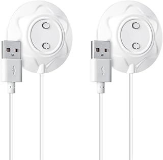 YbSum Only-12mm Standing Magnetic Adapter, Replacement Rose Charger, Fast Charging USB Cable Replacement Base Dock Station for Rose, 2pack