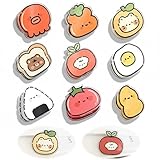 9 Stück niedliche Chip-Clips, Lebensmittelbeutel-Versiegelungs-Clips, lustige Küchenclips, Snackbeutel-Versiegelung, Acryl-Binder und Büroklammern, Beutelklammern für luftdichte Versiegelung von