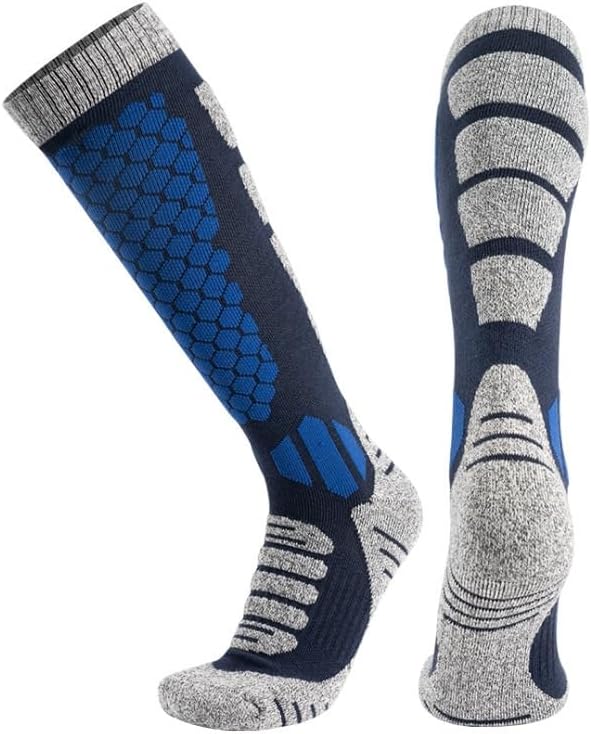 VIDI Thick Ski Socks for Men Women Hiking Winter Long Tube Sports