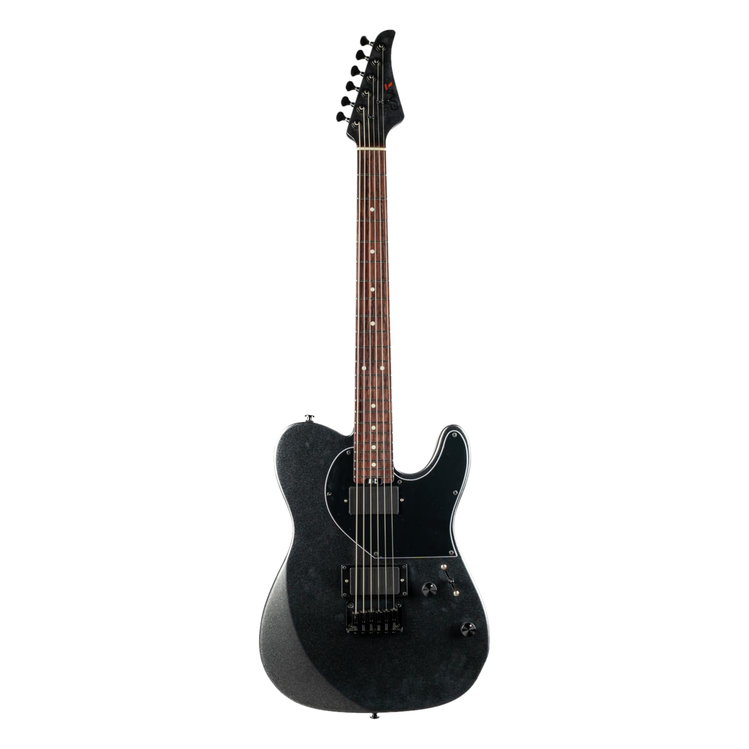 EART Gitarre TL-281 Geröstete Bookmatch Mahagoni Körper, Jumbo Edelstahl, geölte Knochen Rock Metal E-Gitarren