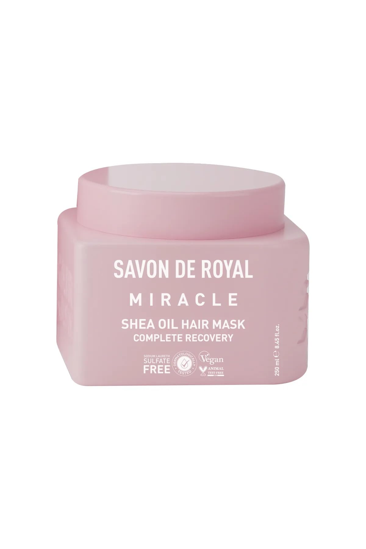 Savon De Royal Miracle Saç Bakım Maskesi 250 ml | Boyalı Ve Kıvırcık Saçlar | Iyileşme Etkili | Shea Yağı