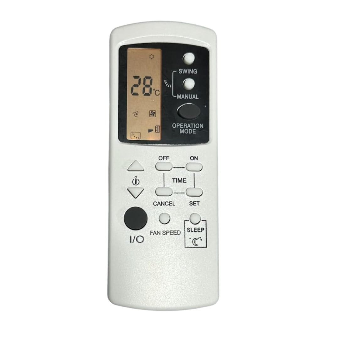 ac remote model no. 39 (no backlight), compatible for/replacement for koryo ac remote control (exactly same remote will only work) suitable for split/window ac