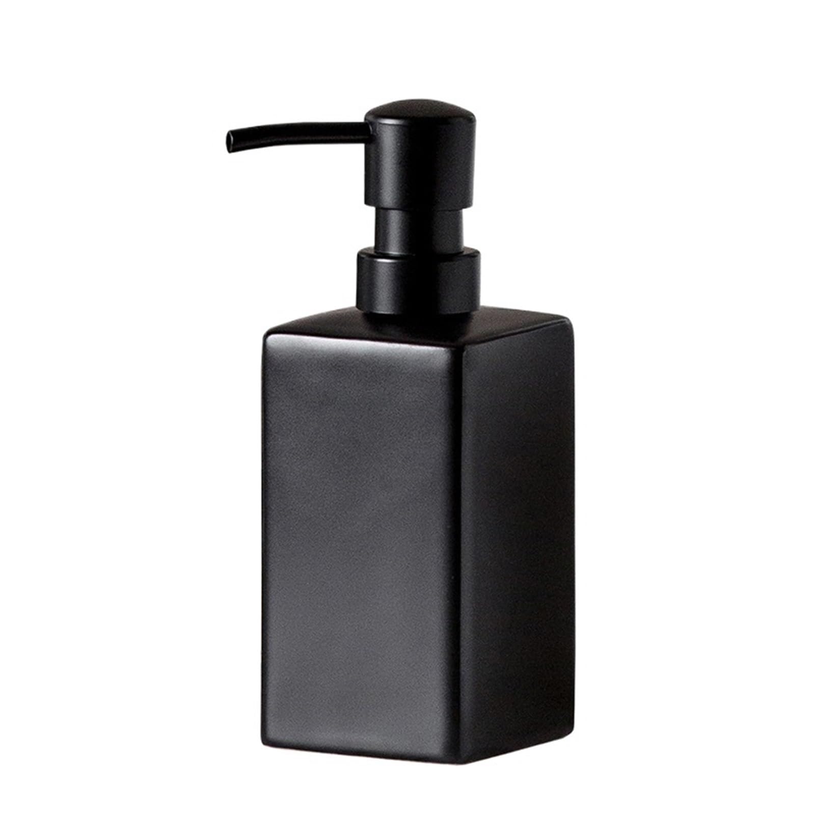 soap dispenser Ceramics Soap Dispenser Liquid Pump Bottle For Kitchen Sink, Countertop And Bathroom(Black)