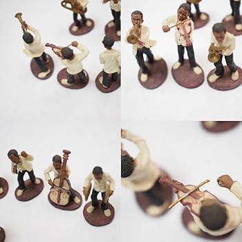 Amazon.co.jp: ジャズバンド JAZZ フィギュアセット 人形 10体
