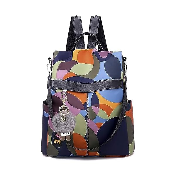 COFIHOME Backpack Purse for Women Anti-theft Bag Waterproof Nylon Lightweight Backpack College Bookbag Shoulder Bag Travel Bag