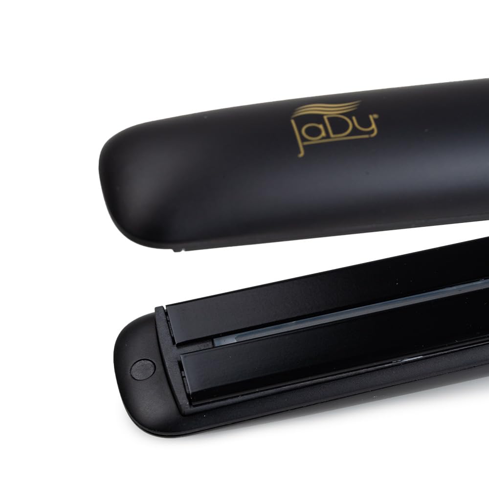 JADY LUXURY Prostownica do włosów Black Vapor profesjonalna prostownica parowa z podczerwienią i ceramicznymi płytkami turmalinowymi z regulacją do 230°C i automatycznym wyłączaniem