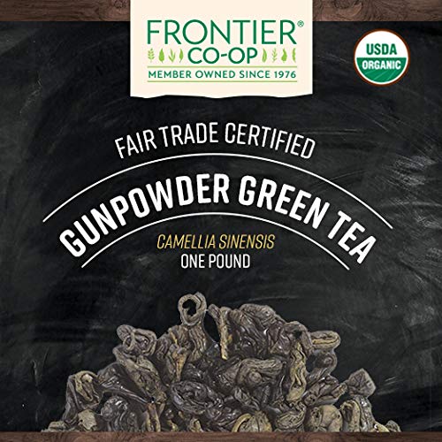 Frontier Herb Tea Lse Grn Gunpowder Org 16 Oz #TOP1