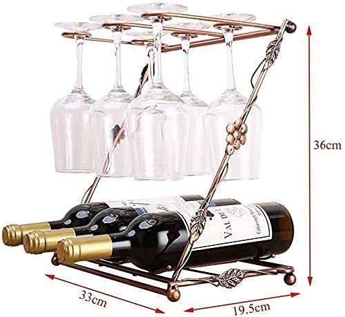 Soporte para botellas de vino de hierro hecho a mano miniatura 2
