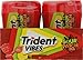 Trident Vibes SOUR PATCH KIDS Redberry Sugar Free Gum, 40 Piece Bottle (Pack of 2)