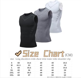 Compression Vest Men, Power Compression Vest Compression Shaping Shirt Men, Feel the Power of Confidence, Energy & Strength