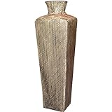jarrones egipcios de alabastro Medidas: 49 cm alto x 10,5 cm (cada lado de la base). Zona más ancha: 15 cm. Diámetro boca: 10 cm. Diámetro cuello: 7 cm