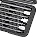 CARBYNE 7-Piece Torx Extra Long Bit Socket Set, T10 to T40 Sizes, 3/8 in. Drive, S2 Steel Bits, CrV Sockets • From a Family-Run Tool Company Based in the U.S.A.