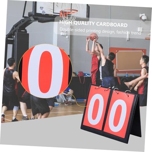 Marcador Manual 2 Dígitos para Baloncesto Rojo miniatura 4