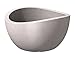 Produktbild Scheurich Wave Globe Bowl, runde Pflanzschale aus Kunststoff, Taupe-Granit, 40 cm Durchmesser, 21 cm hoch, 12 l Vol.