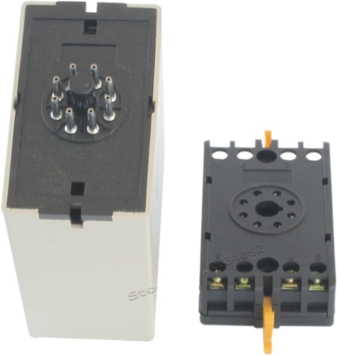 Transistor Timer Relay 380V 110V 220V 24V On Delay Off Delay JS14A 10M Time Relay with Base 8 pins 5S 10S 30S 60M Relays (Color : AC110V, Size : 60 Minute)