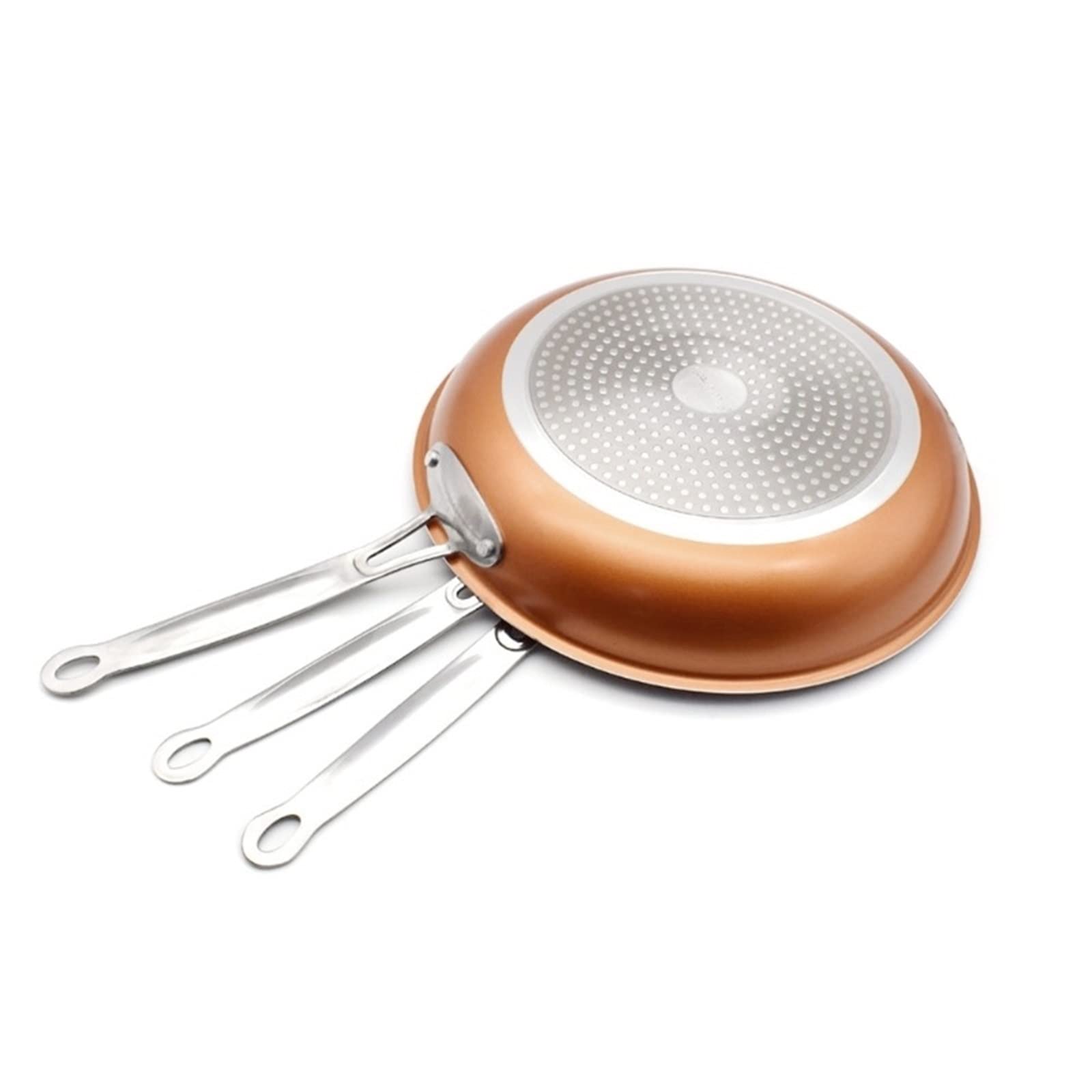 Bratpfanne Bratpfannen, antihaftbeschichtete Kupfer-Bratpfanne, Wok-Topf, Ofen, Induktionskochfeld, Grillpfanne, Kochgeschirr, Bratpfanne, Bratpfanne