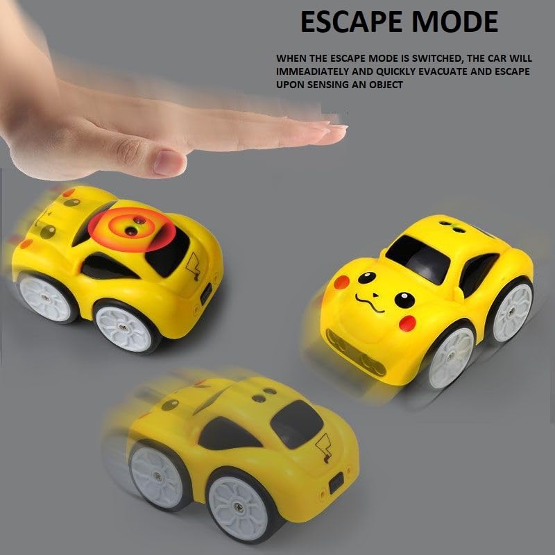 Image of Magic Car for Kids, Intelligent Drift RC Sensor Cars with 2.4GHz Remote Control, Smart Music & LED Lights, Line Sensing Infrared Follow Me Car, Educational Racing Toy Gift for Boys & Girls