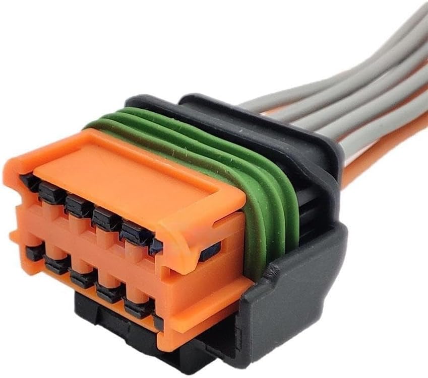 10PIN Harness Wiring Pigtail Plug Connector of Adapter Plug Socket Cable for Headlights Fog Light for 0090-765(5PCS)