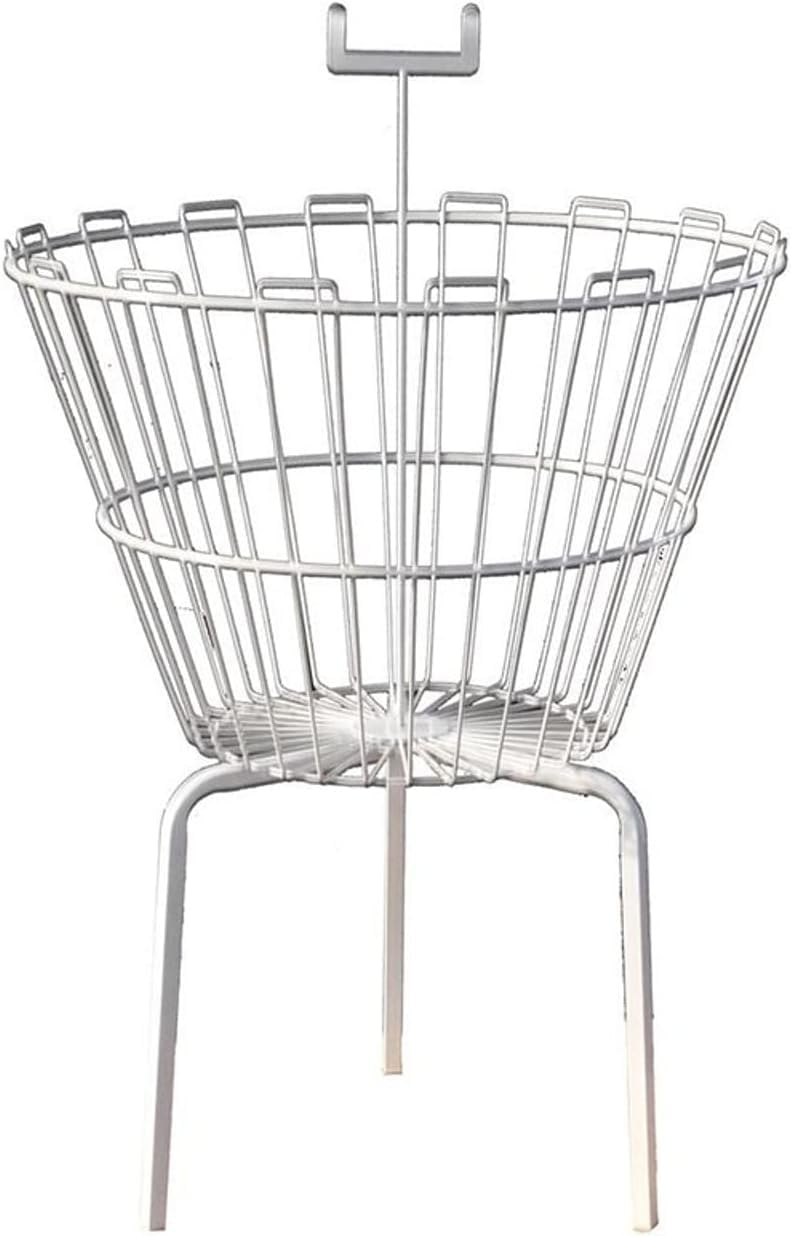 My Shopfittings White Round Dump Bin Retail Shop Supermarkets 5 Tier Stacking Metal Baskets (White Round Dump Bin)
