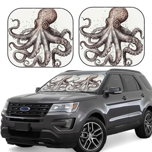 Pare-soleil pliable pour pare-brise de voiture Octopus : finie la chaleur sur votre fenêtre avant