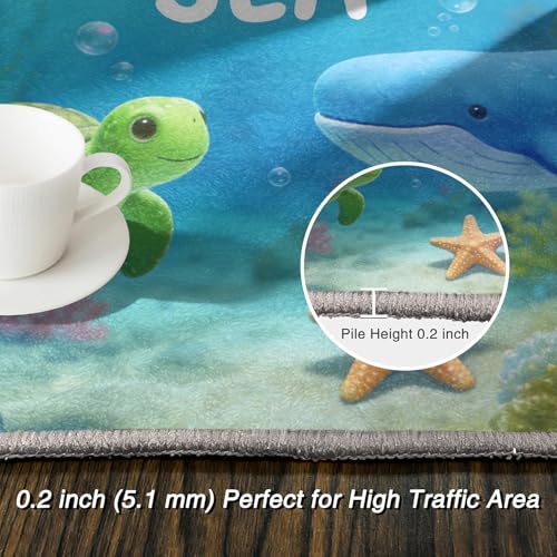Tapete decorativo Ocean 2x3 para sala y dormitorio miniatura 7