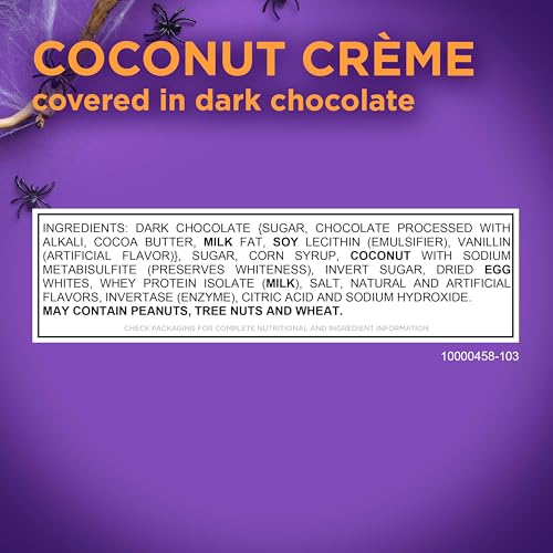 RUSSELL STOVER Halloween Dark Chocolate Coconut Crème Candy Pumpkin, 1.3 oz. (Pack of 18) - image 3
