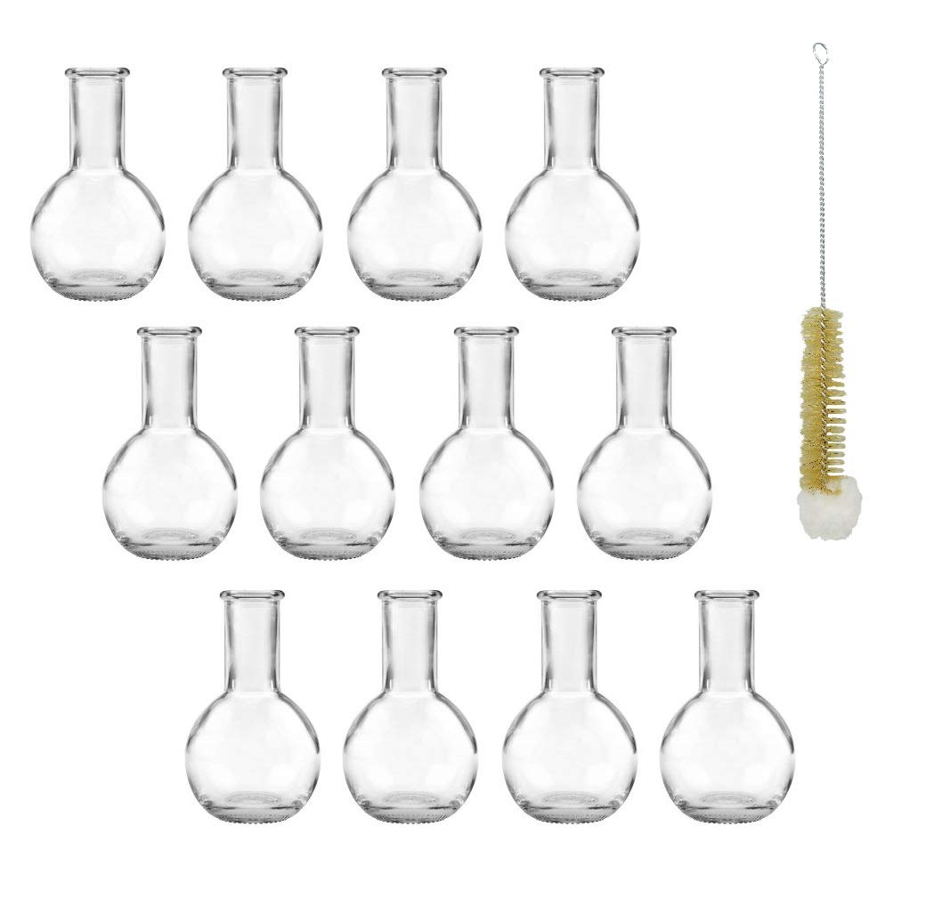 Petits vases en verre mikken de 10 cm faciles à nettoyer pour loisirs créatifs