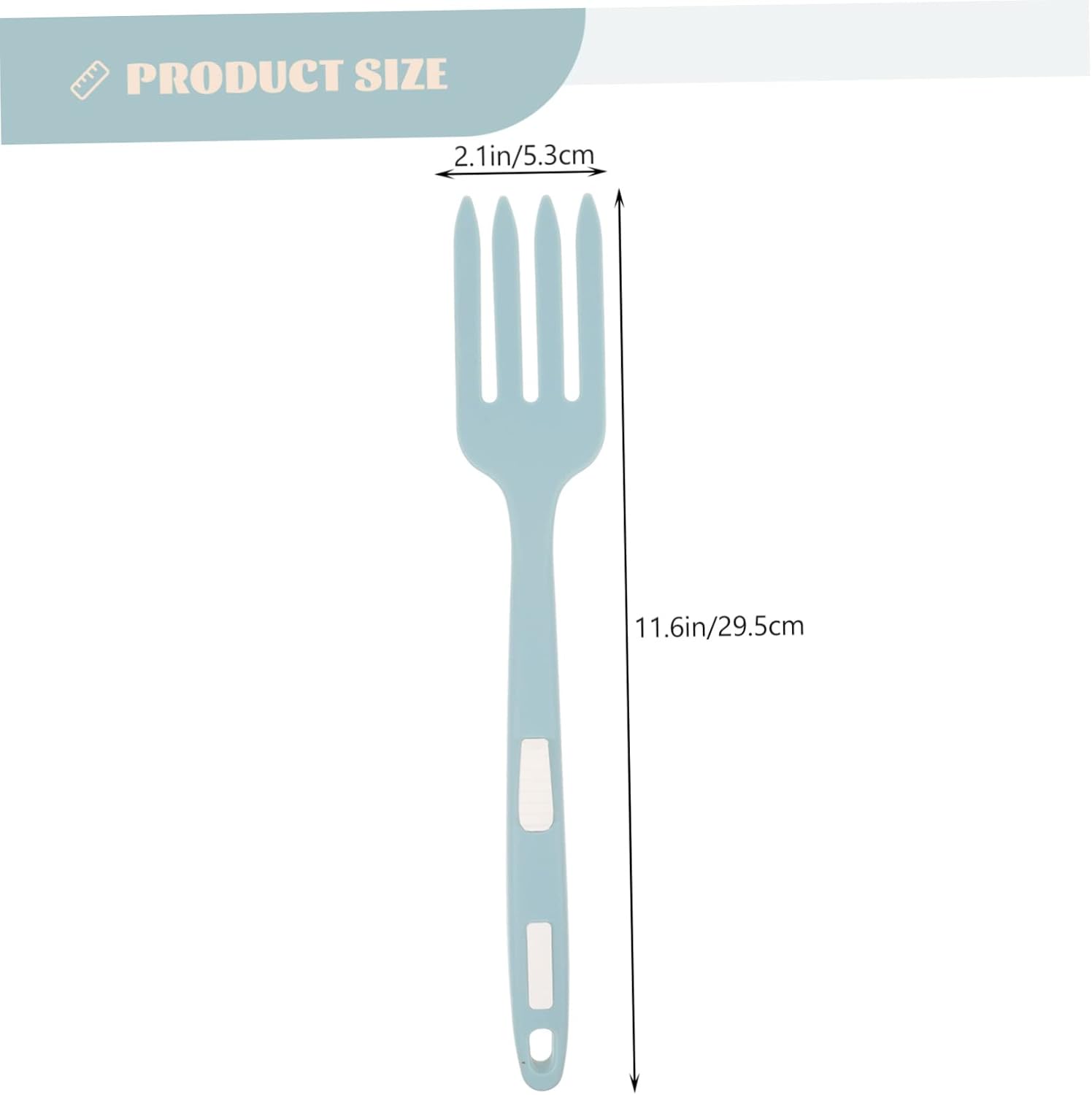 Silicone Pasta Fork Reusable Anti Slip Kitchen Cooking Fork