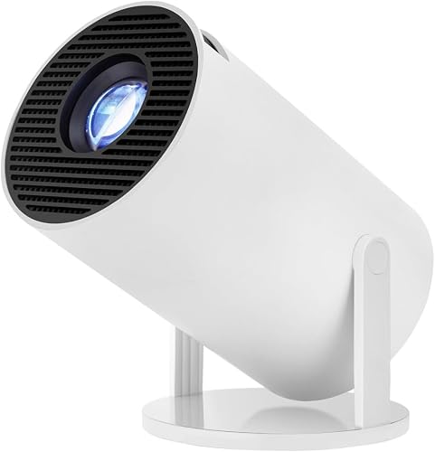 Portable Mini Projector with Adjustable Stand, White