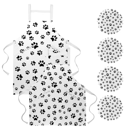 Tablier de serveuse anti-taches pour le travail en restaurant et bistrot