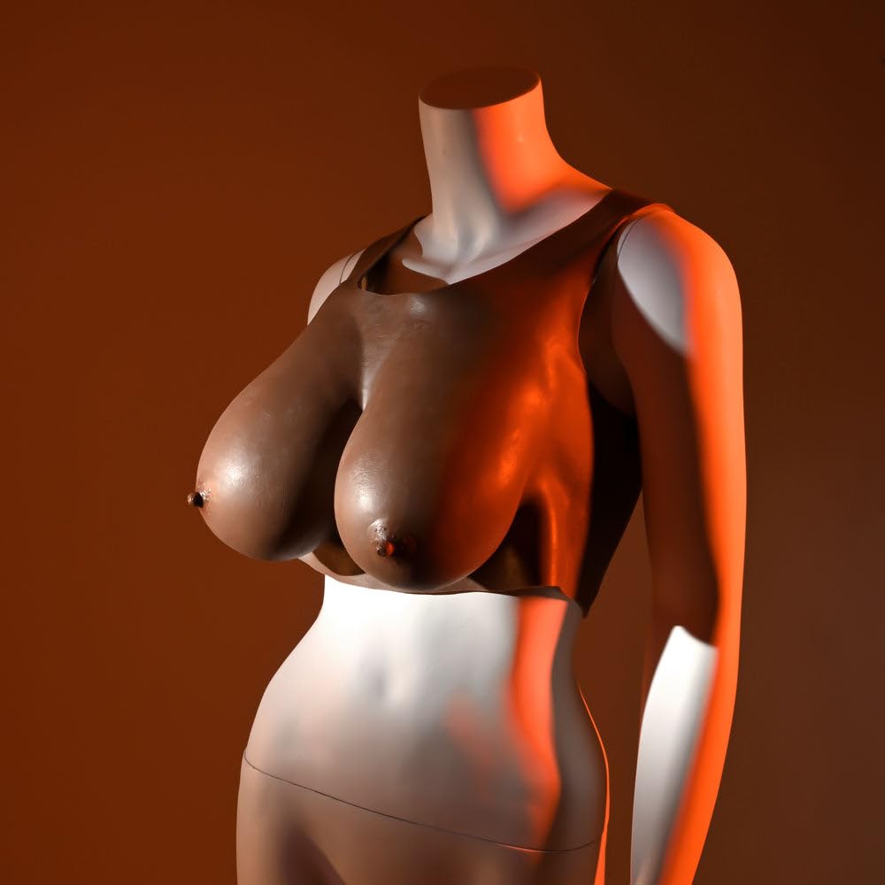 Gender X Undergarments - Plate E-Cup Dark Brown 30 cm