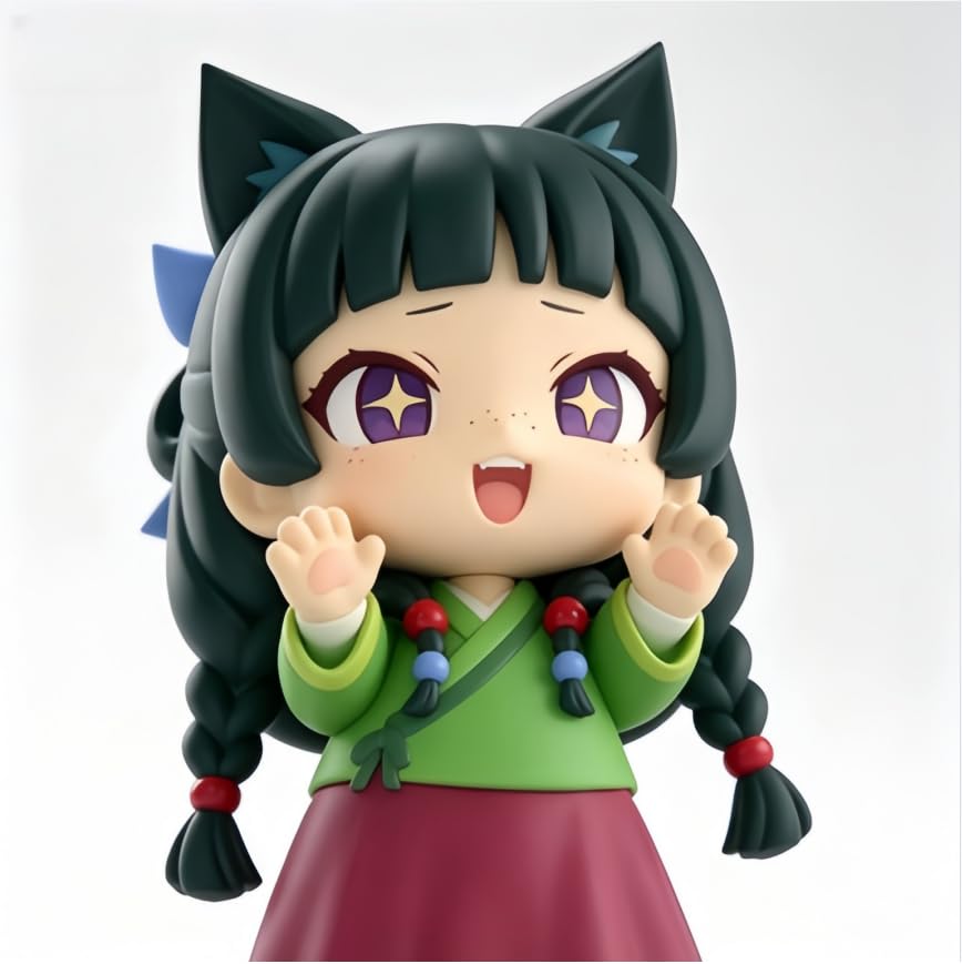 Epitome Cute Maomao Anime Cat Ears Figure 10cm Chibi Collectible PVC Kawaii Cartoon Statue for Desk Decoration Gift for Fans