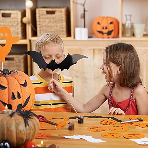 Bats Wall Decor, 88 Pcs DIY 3D Bats Halloween Decorations, 4 Different Sizes PVC Bat Stickers for Home Decor/Indoor Party Decorations, Double-Sided Adhesive Included