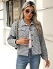 Camisa chaqueta de cuadros para mujer Zeagoo, estilo cropped, abrigo de otoño 4