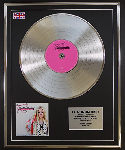 Avril Lavigne/LTD Edición CD disco de platino/la mejor maldito Thing