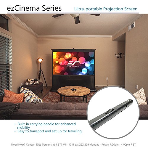 Image of Elite Screens ezCinema Series, 95-inch 16:10, Portable Floor Pull Up Projection Screen, Model: F95NWX