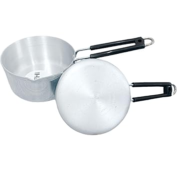IMPHI Thick Aluminium Sauce Pan Without Lid | Milk Pan | Tea Pan | Dishwasher Safe | Silver Color | Pack of (1)