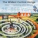 Chtoocy GPS Wireless Dog Fence, Electric Dog Fence Outdoor for Yard, Rechargeable, 25-999 Yards Adjustable Boundary, Real-Time Distance, Waterproof Collar, 3 Warning Modes Pet Containment System