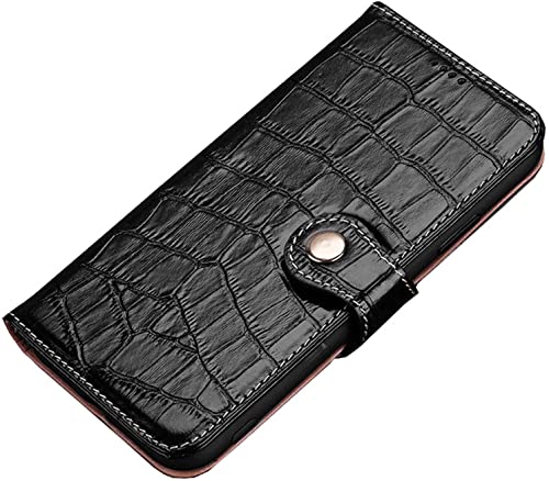 Étui de téléphone portefeuille iPhone 13 Pro rabat porte-cartes noir