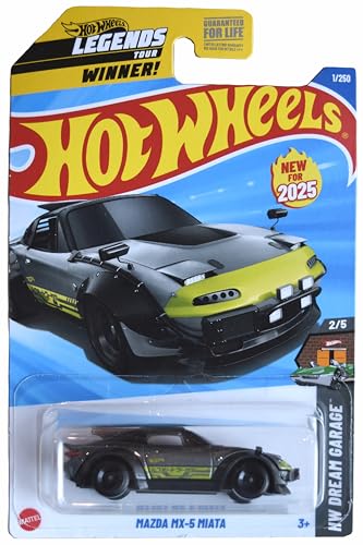 Hot Wheels Mazda MX-5 Miata, HW Dream Garage 1/250 miniatura 1