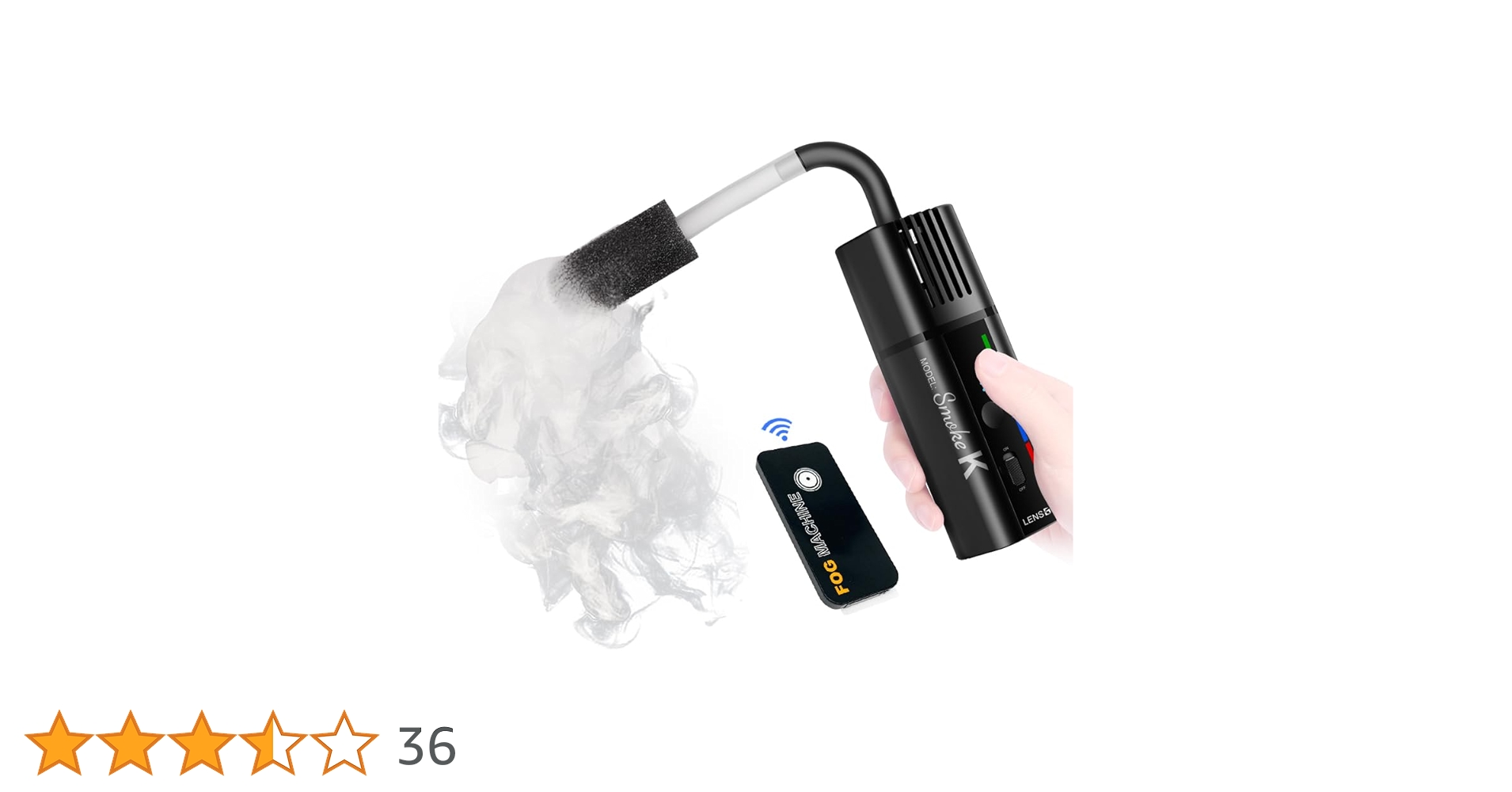 LENSGO FOG MACHINE スモークマシン コンパクト LENSGO Smoke S Mini All-in-One Handheld Fog Machine SMOKE S MINI