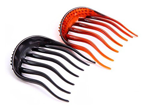 2 Peines para moldear cabello tipo ponytail miniatura 2