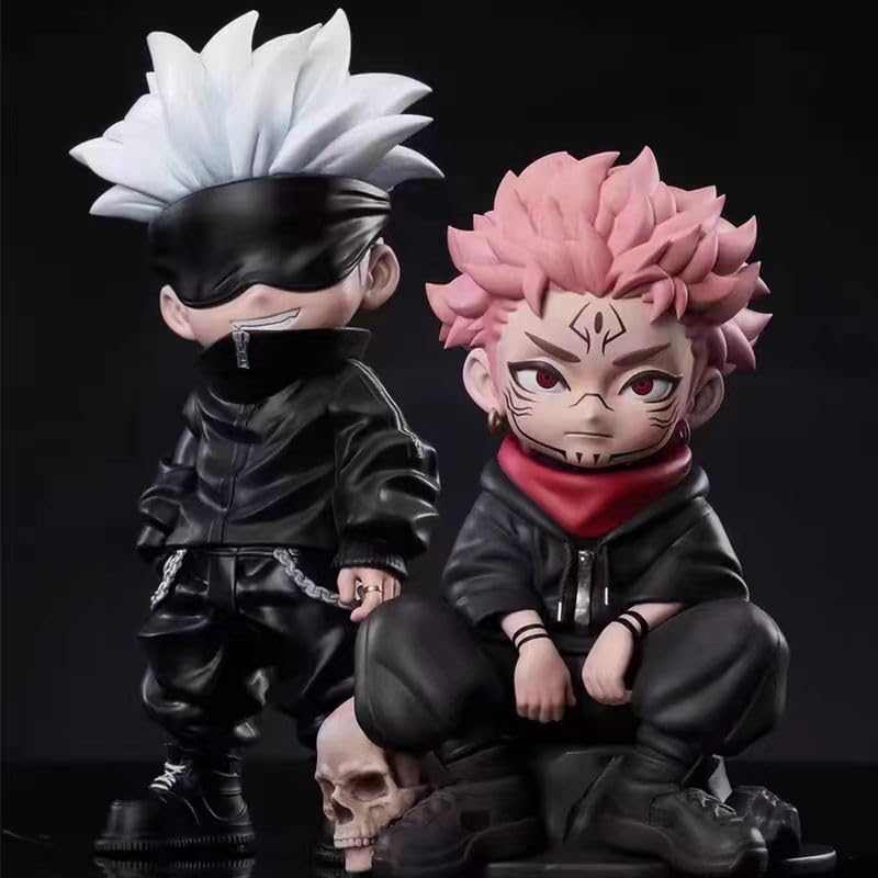 Xinchangda Gojo Satoru Figurines Anime Geto Suguru Figurine Statues Anime Action Figurine Ornement 10 Cm