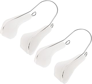 FOMIYES 2pcs Nose Beauty Nose Device Nose Slim Device Beauty Nose Clips Face Beauty Tool Nose Shaper Clip Nasal Orthodontic Device Stainless Steel Shaping Stuffy Nose Pain Free Nose Lifter