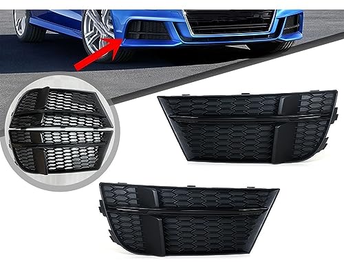 Grille antibrouillard A3 S-Line 2017-2020 pour remplacer un cache pare-chocs cassé ou usé