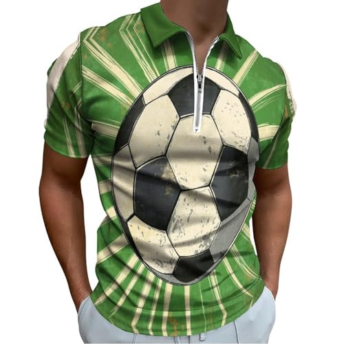 Polo rétro de football pour homme, idéal pour le travail et le quotidien