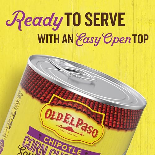 Image of Old El Paso Chipotle Corn Chowder Soup, Ready to Serve Canned Soup, 18.5 oz