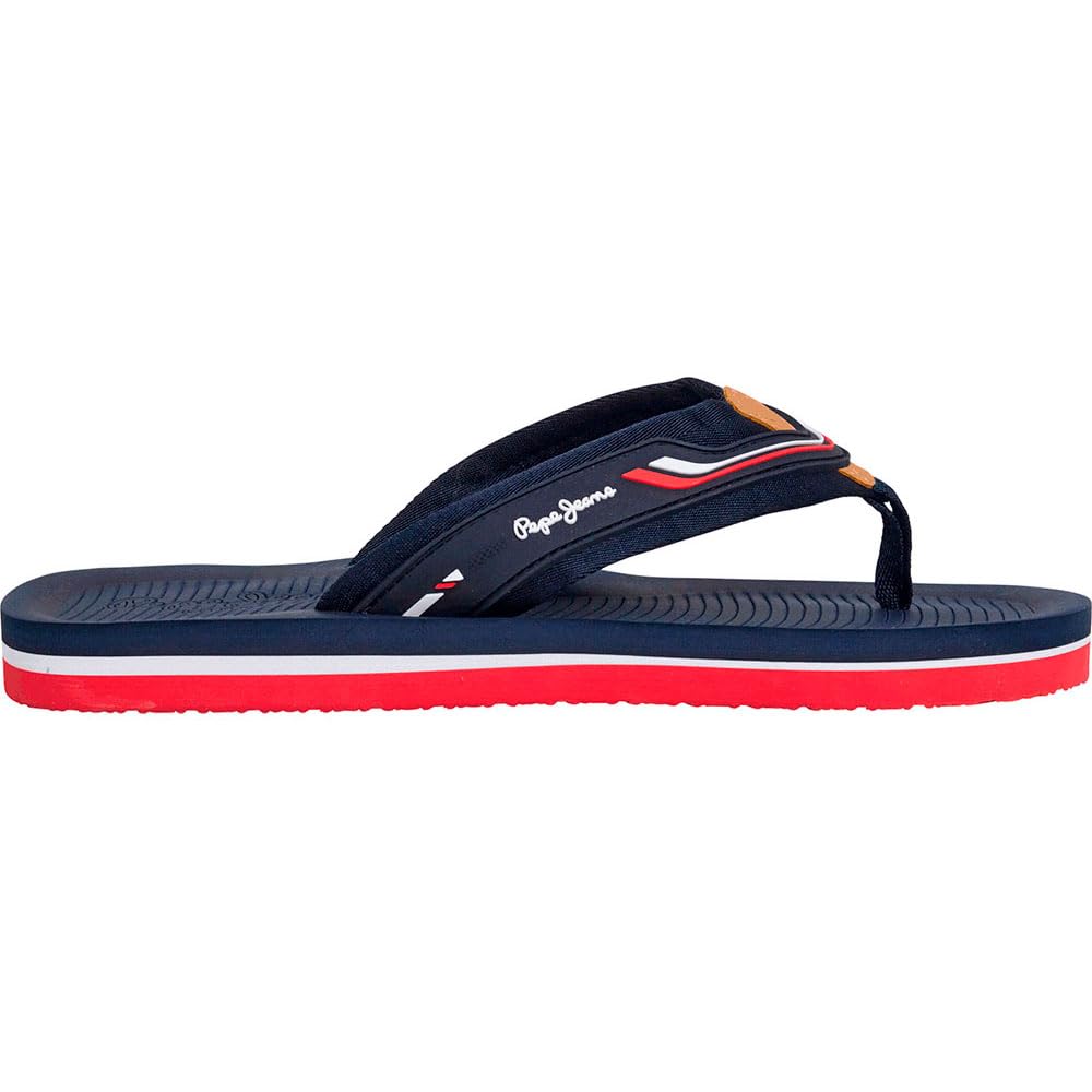 Pepe Jeans Men's WEST CLUB Shoes, Blue(NAVY), 8 UK