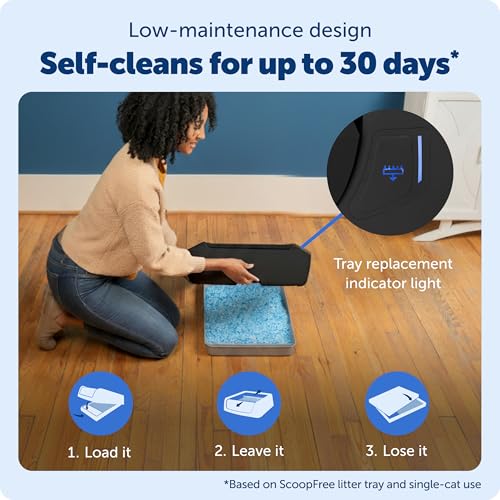 PetSafe ScoopFree Crystal Pro Self-Cleaning Litter Box, Black - image 4
